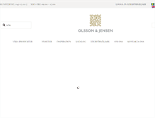 Tablet Screenshot of olssonjensen.com